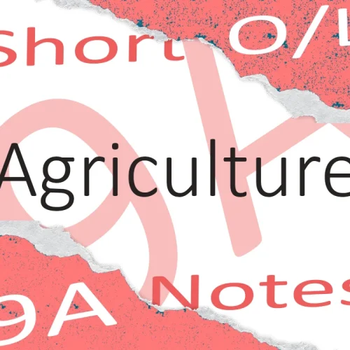 Agriculture Short Note