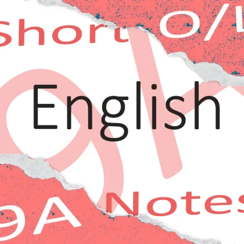 English Short Note